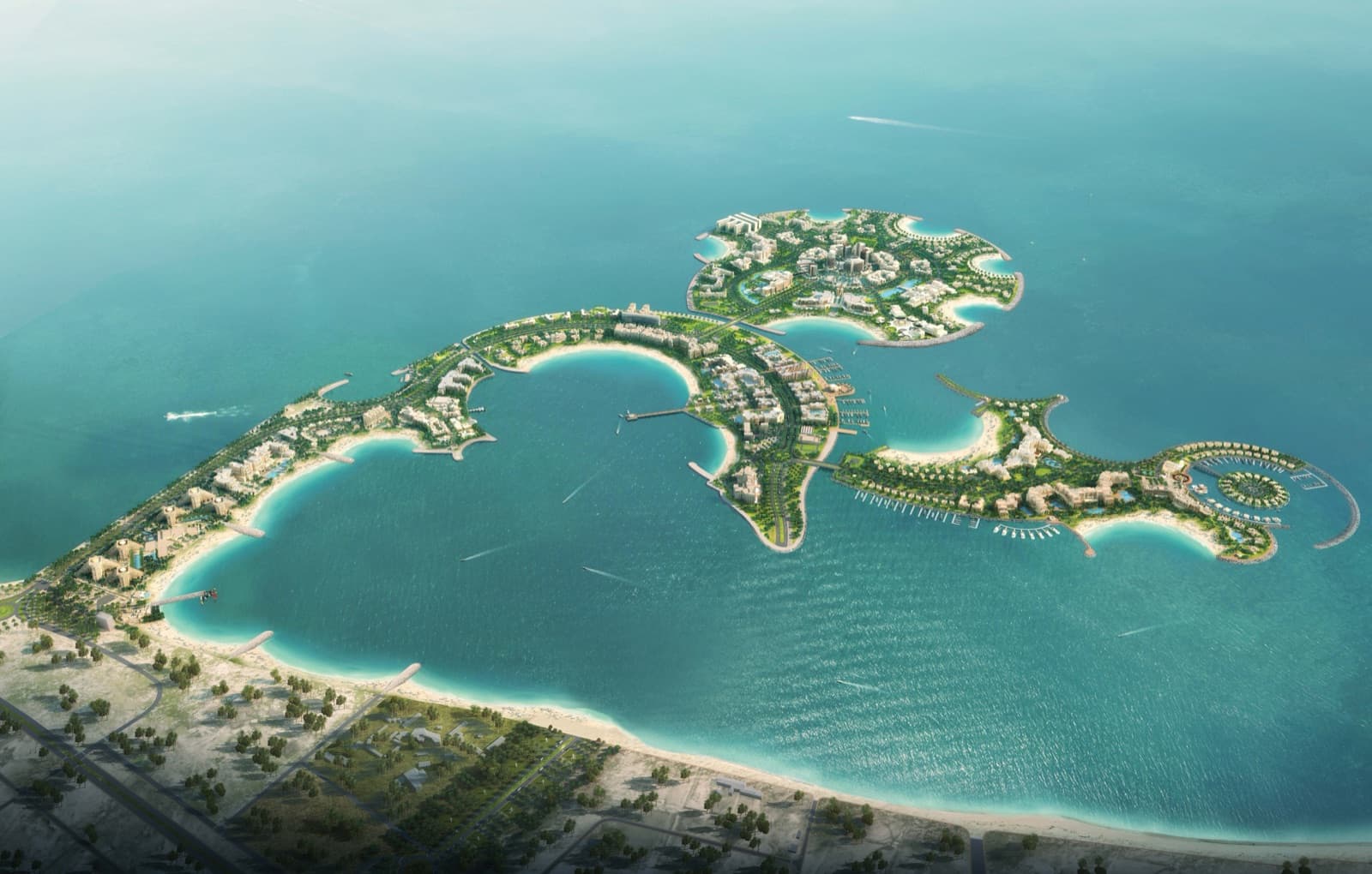 Al Marjan Island — distressed-property landscape