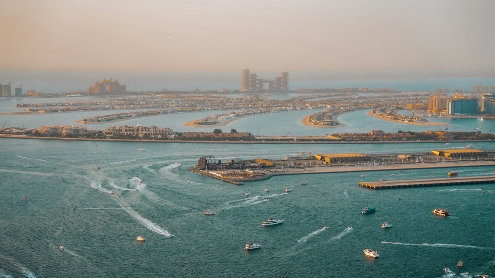 Palm Jumeirah — distressed-property landscape