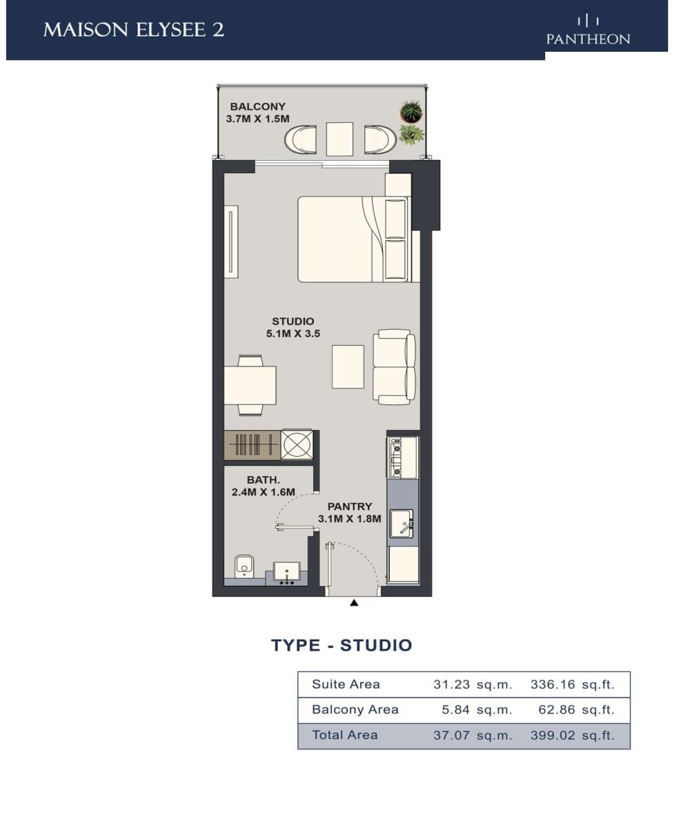 Studio apartment in Jumeirah Village Circle (JVC), Dubai — photo 8